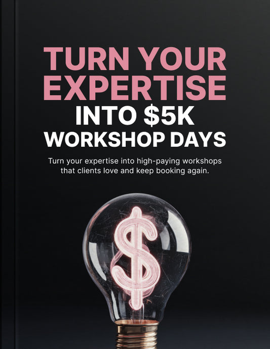 Turn Your Expertise Into 5K Workshop Days